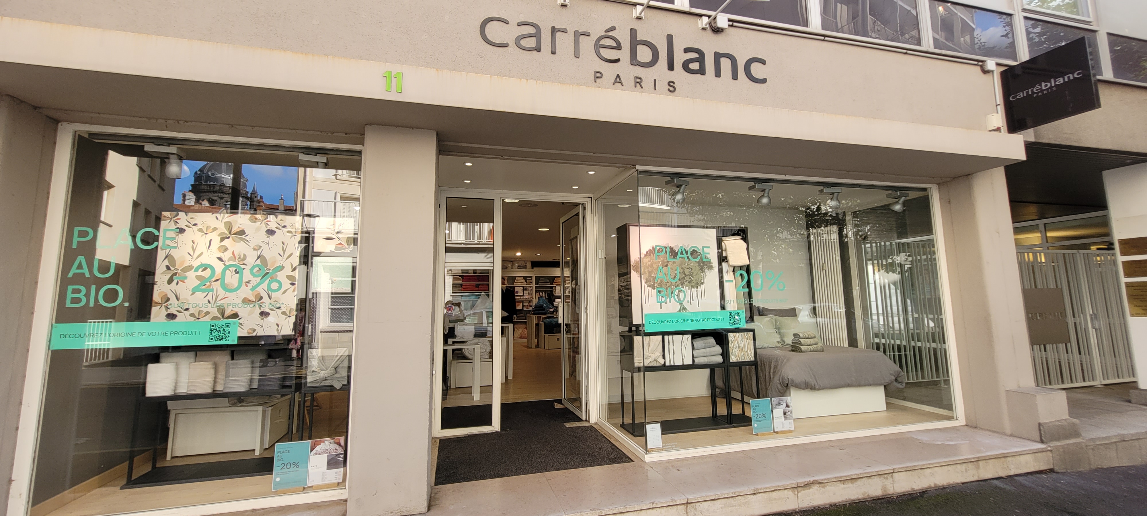 Blanc Avenue Taie D'oreiller 63x63 Cm Satin De Coton Imprimé - Multicolore  - Kiabi - 21.90€